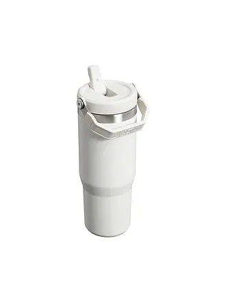 STANLEY | Bouteille isotherme - Bouteille thermos Classic FLIP STRAW 2.0 0,8l Noir | weiss